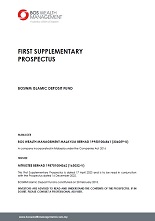 First Supplementary Prospectus-BOSWM Islamic Deposit Fund